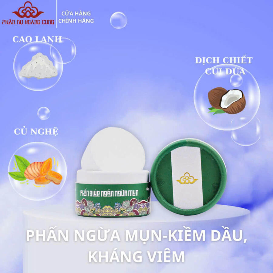 Ngừa mụn, kiềm dầu, bảo vệ da
